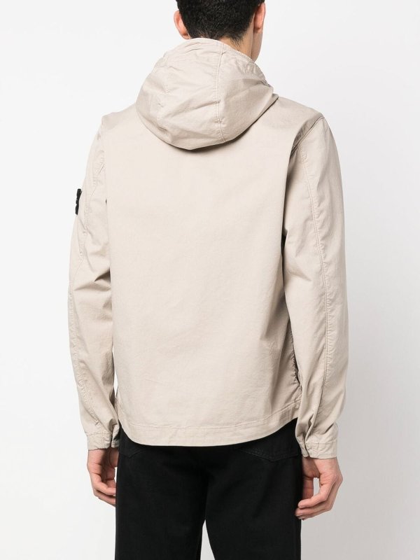 Compass-patch lightweight jacket shop online: STONE ISLAND