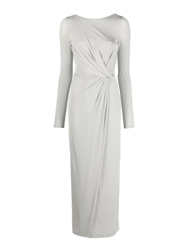 GIORGIO ARMANI: イブニングドレス - イブニングドレス - グレー