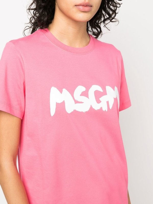 m.s.g.m. buy online Logo-print cotton Tee