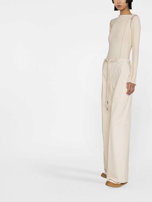 MONCLER: カジュアルトラウザー online - カジュアルパンツ - 白