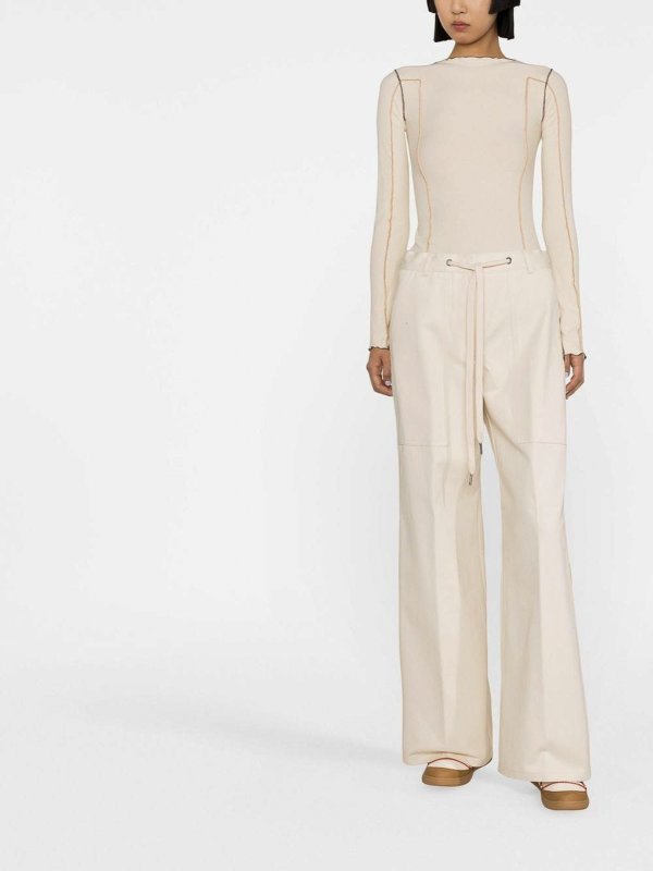 iKRIX MONCLER: カジュアルトラウザー - カジュアルパンツ - 白