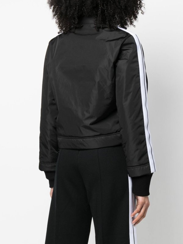 Lightweight cropped bomber jacket shop online: Palm Angels