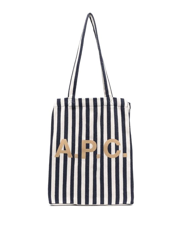 A.P.C.: Handtaschen - Shopper - Blau