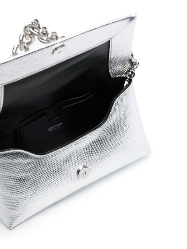 Metallic chain-link bag shop online: TOM FORD
