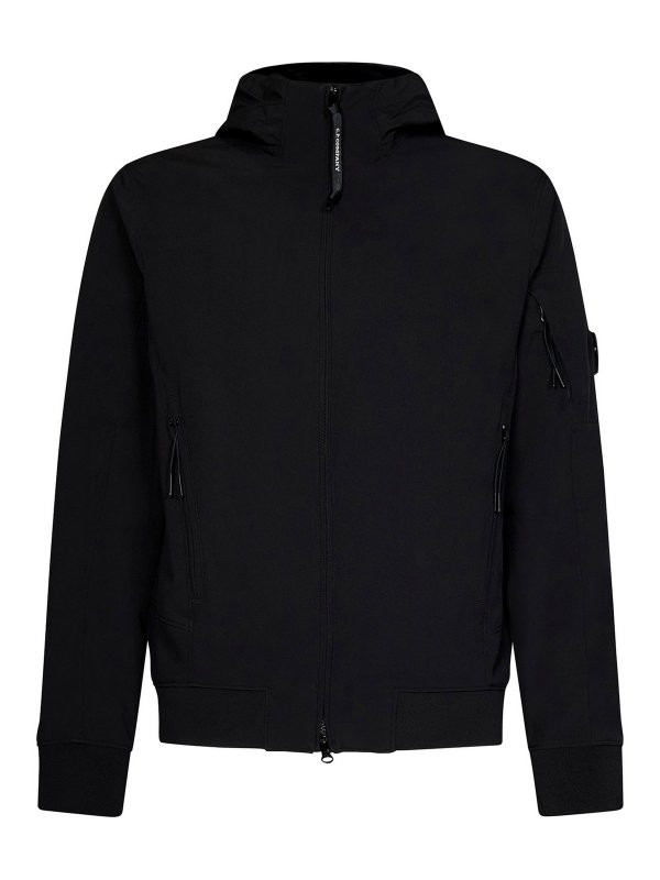 C.P. COMPANY: ダウン・ハイテクジャケット - ダウンジャケット - 黒