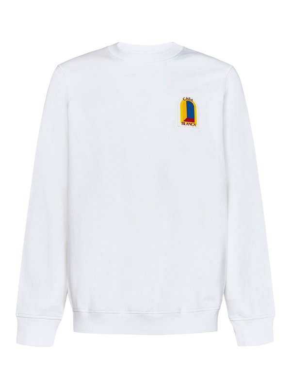 CASABLANCA: Sudaderas y suéteres - Sudadera - Blanco