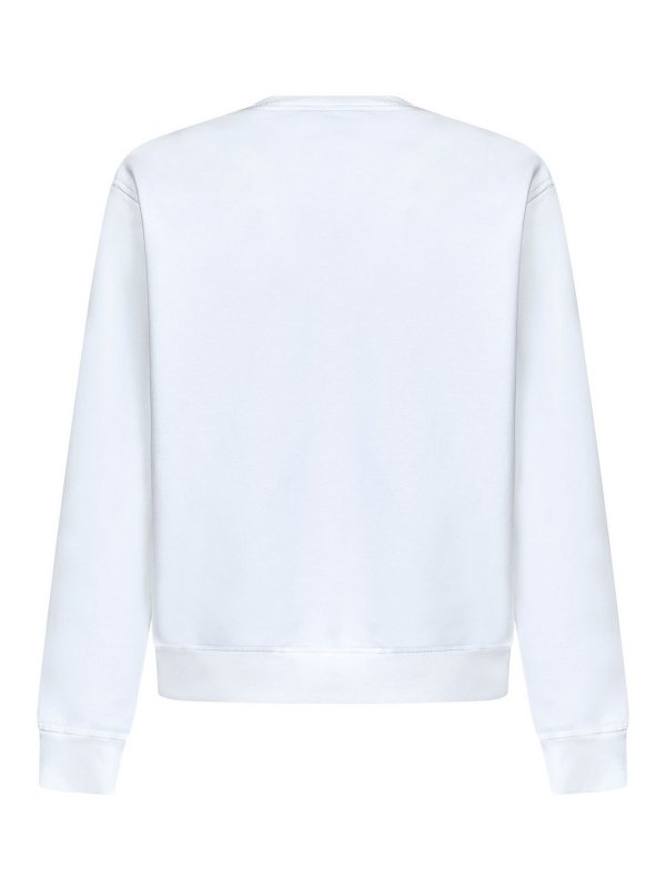 DSQUARED2: Sweatshirts & Sweaters online - Graphic printed cotton hoodie