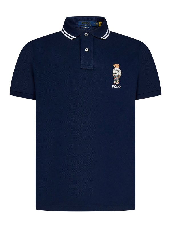POLO RALPH LAUREN: Poloshirts - Poloshirt - Blau