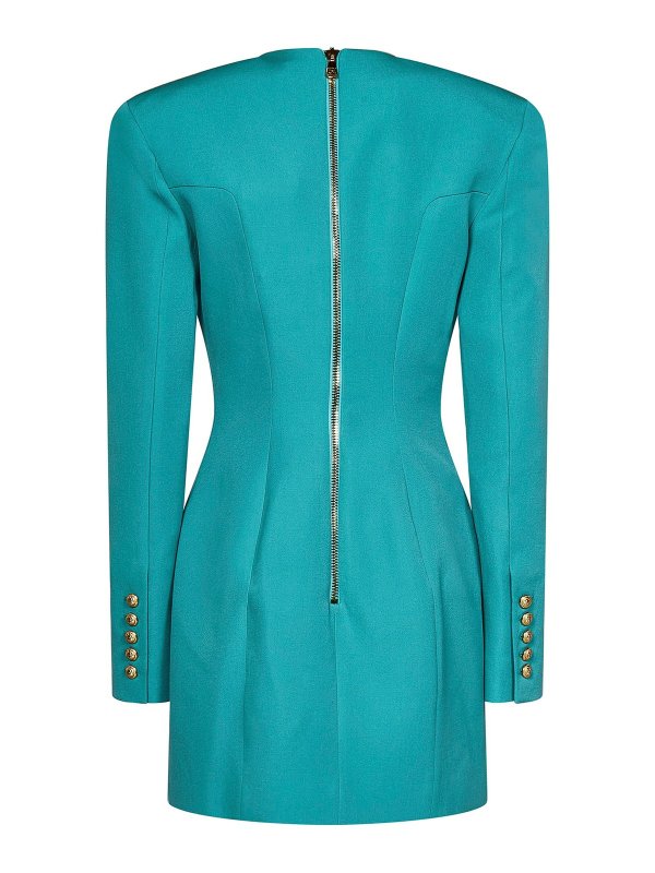 Balmain: Robes courtes online - Robe Courte - Vert