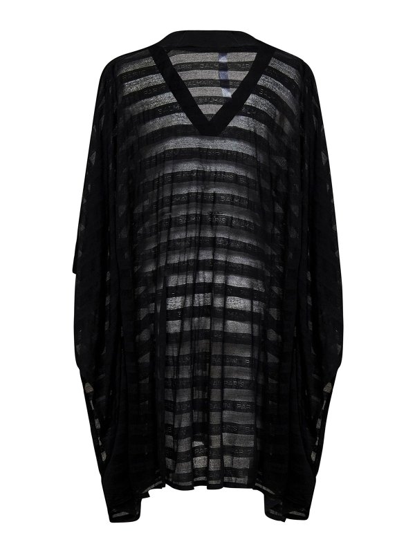 Balmain: ショートドレス online - ショートドレス - 黒