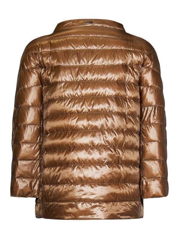 HERNO: Vestes-rembourrees online - Blouson Rembourré - Marron Clair