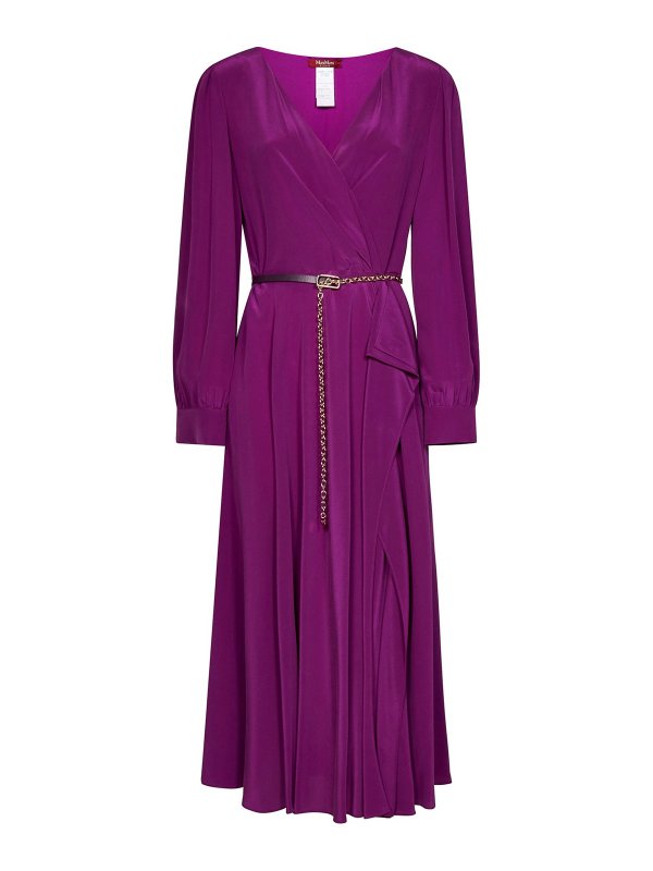 Max Mara: Maxikleider - Maxikleid - Lila