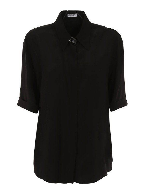 BRUNELLO CUCINELLI: Camisas - Camisa - Negro