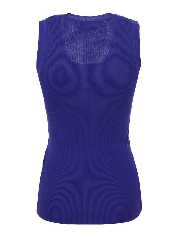 P.A.R.O.S.H.: Tops & Tank tops online - Off-shoulder ribbed top