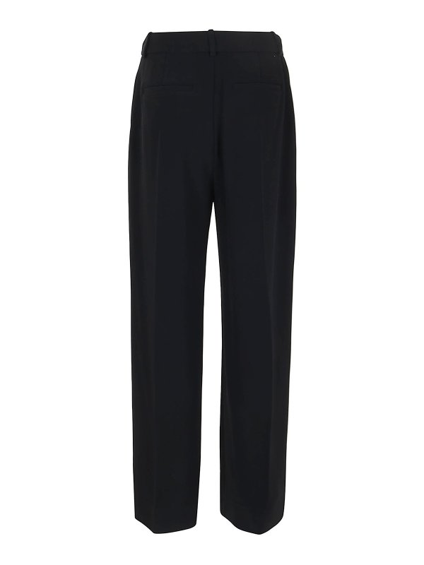 VICTORIA BECKHAM: Tailored & Formal trousers online - Pleated tailored strraight leg pants