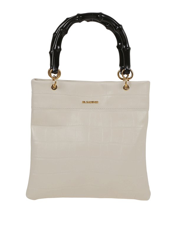 JIL SANDER: ショルダーバッグ - ショルダーバッグ - Bamboo