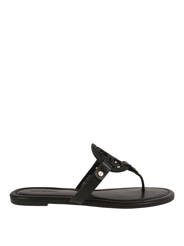 TORY BURCH: sandals - Leather sandals