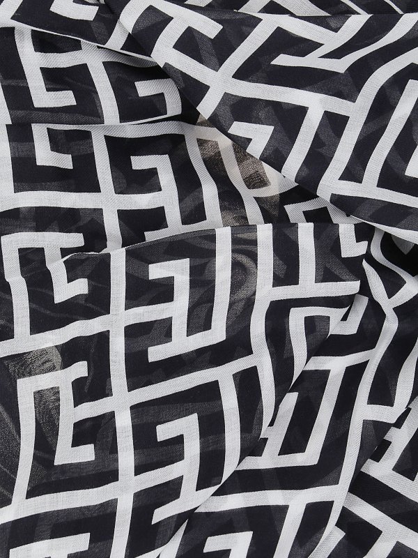 Balmain: Schals online - Schal - Weiß