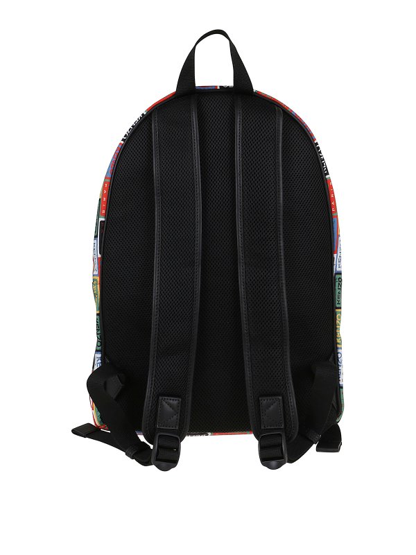 iKRIX KENZO: backpacks - Multicolour all over logo backpack