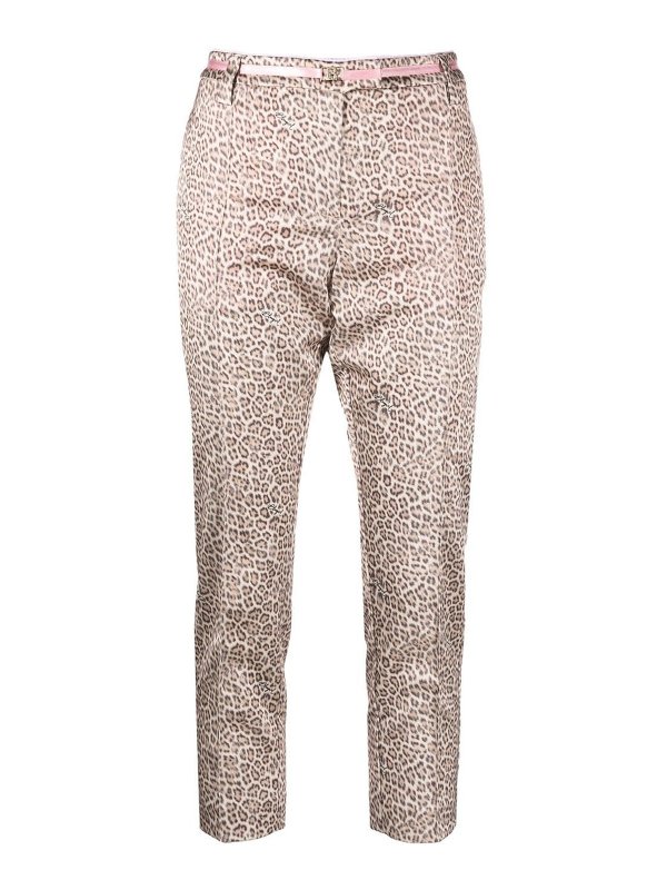 BLUGIRL: カジュアルトラウザー - カジュアルパンツ - アニマル柄