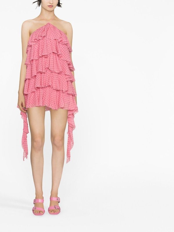 iKRIX BLUMARINE: abiti corti - Mini abito rosa a balze