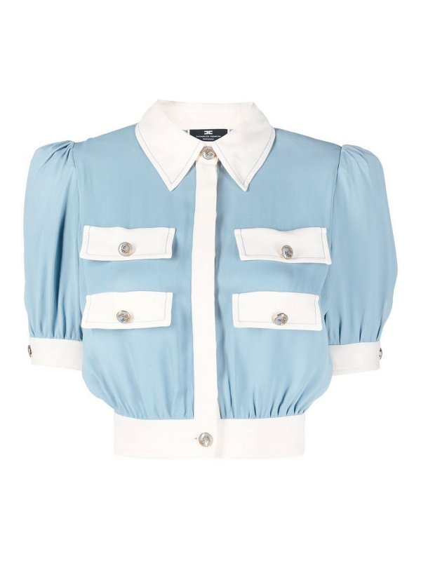 ELISABETTA FRANCHI: Hemden - Hemd - Hellblau