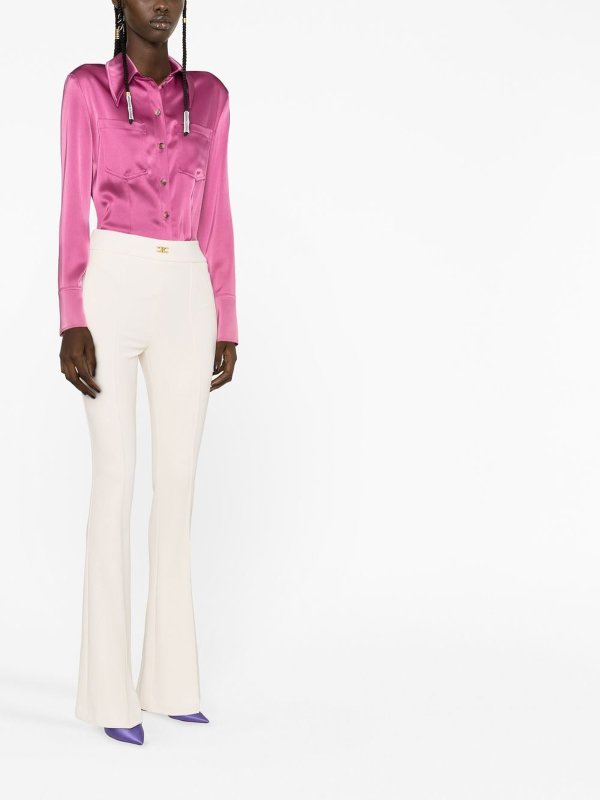 ELISABETTA FRANCHI: カジュアルトラウザー online - カジュアルパンツ - 白