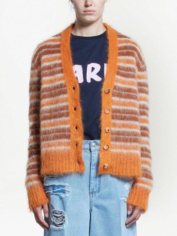 iKRIX Marni: cardigans - Buttoned striped cardigan