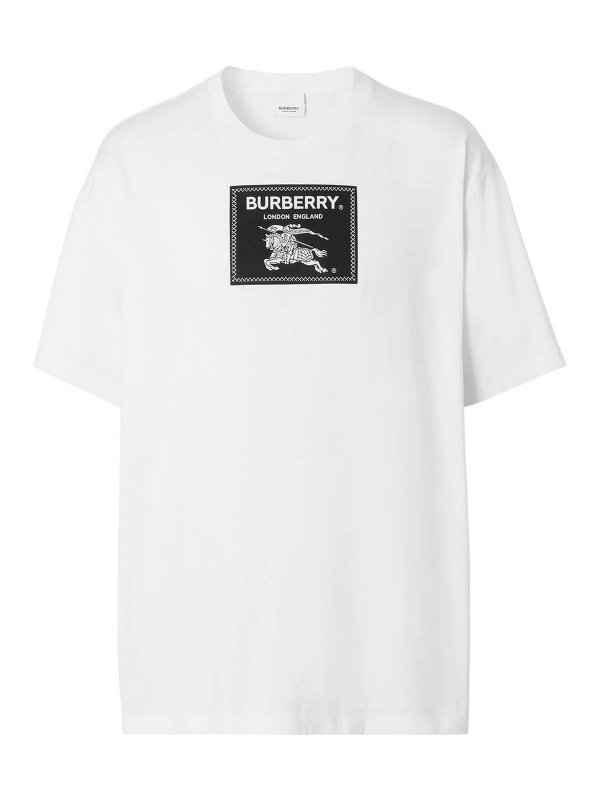 BURBERRY: Camisetas - Camiseta - Blanco