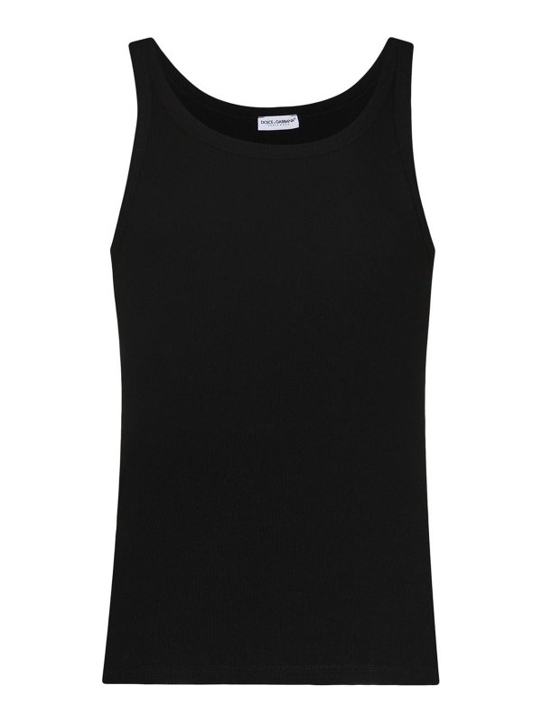 DOLCE & GABBANA: トップス＆タンクトップ - トップ/タンクトップ - 黒