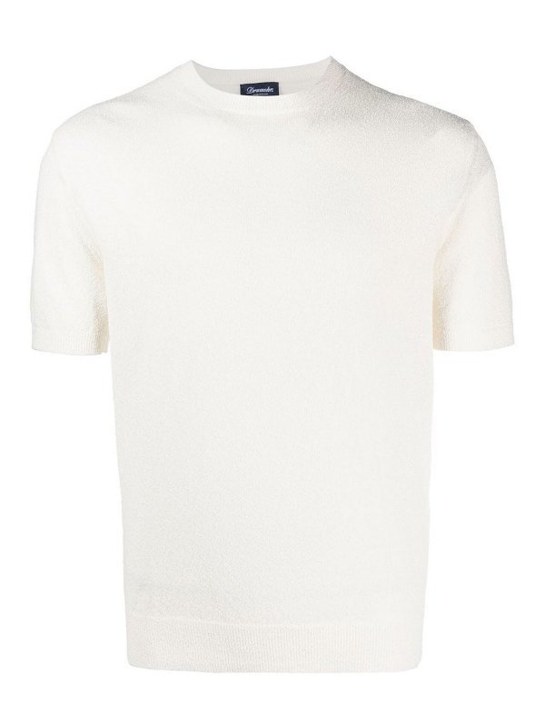 DRUMOHR: クルーネック - クルーネック - 白