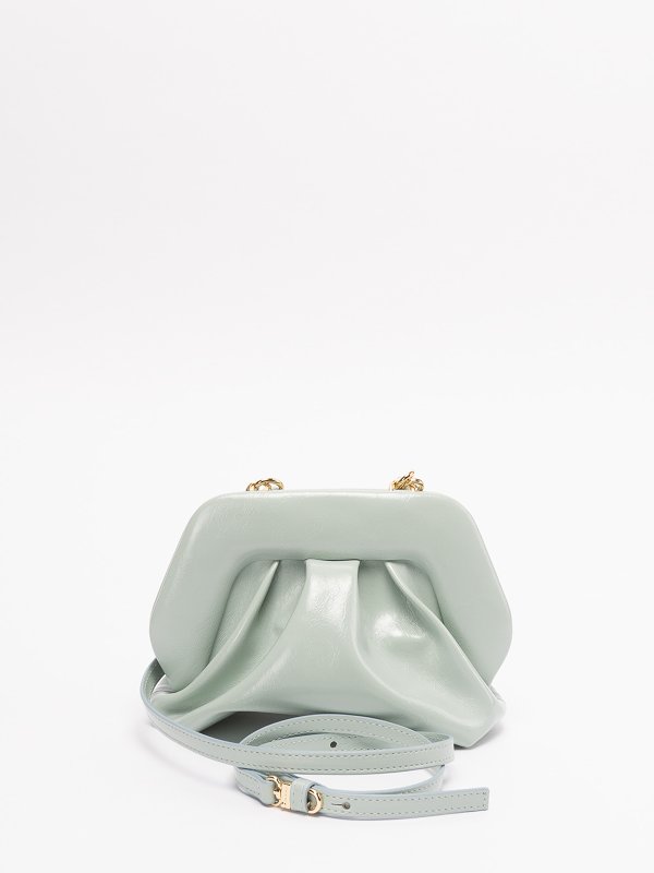 The Best Shops THEMOIRè: clutches - Patent Gea clutch with jewel handle