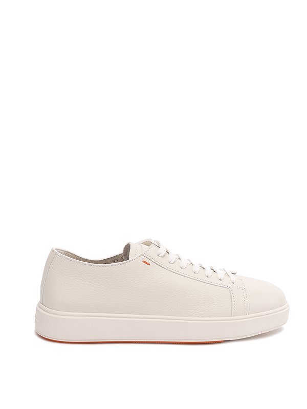 SANTONI: Chaussures de sport - Baskets - Blanc