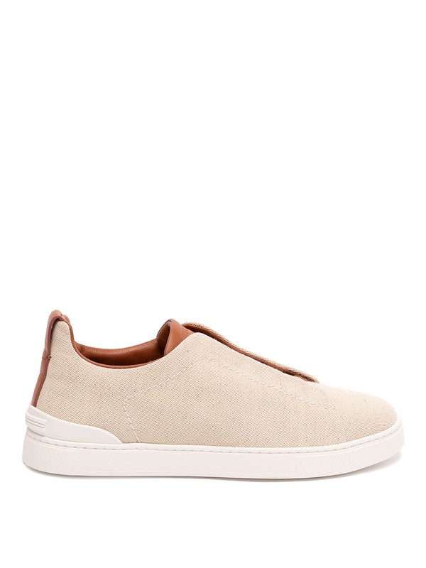 Z ZEGNA: trainers - Sneaker with triple stitches