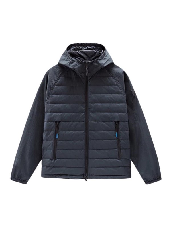 WOOLRICH: padded jackets - Padded waterproof jacket with logo