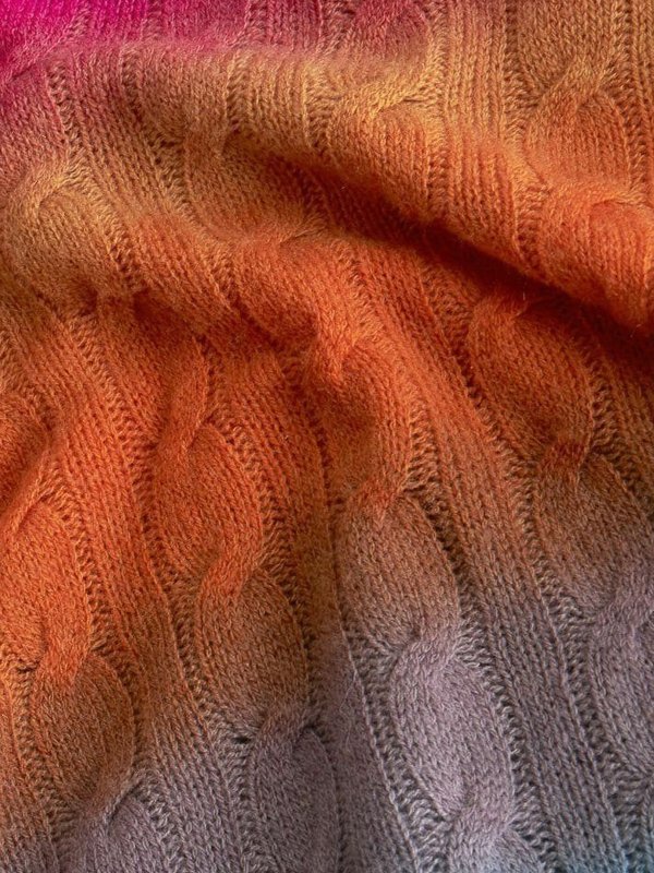 iKRIX ETRO: Strickpullover mit V-Ausschnitt - V-Pullover - Bunt