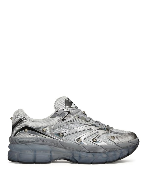 VALENTINO GARAVANI: trainers - Trainers with contrasting details and studs