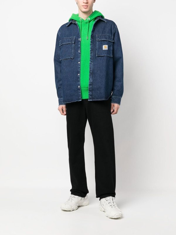 CARHARTT: denim jacket online - Monterey denim shirt style jacket