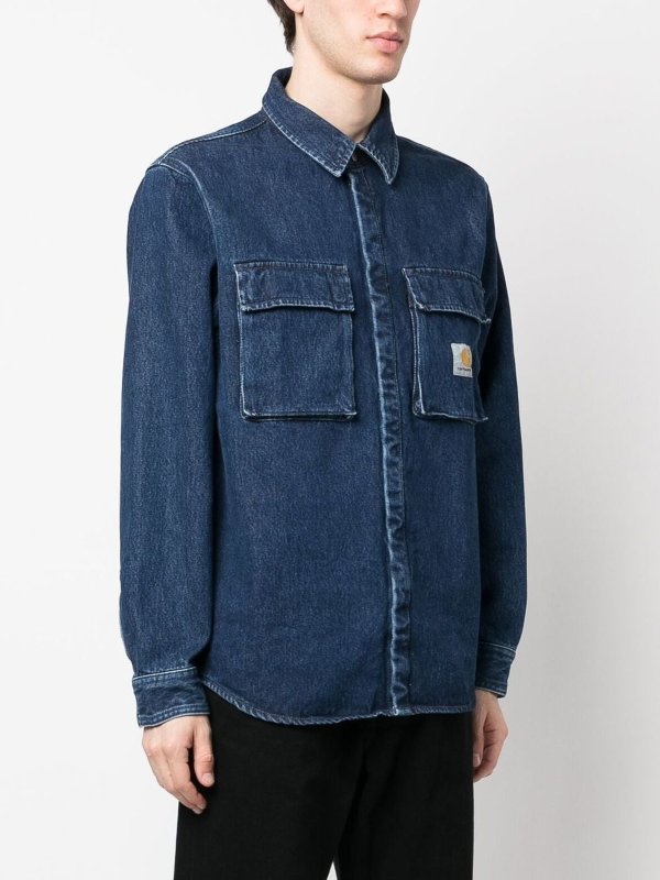 iKRIX CARHARTT: denim jacket - Monterey denim shirt style jacket