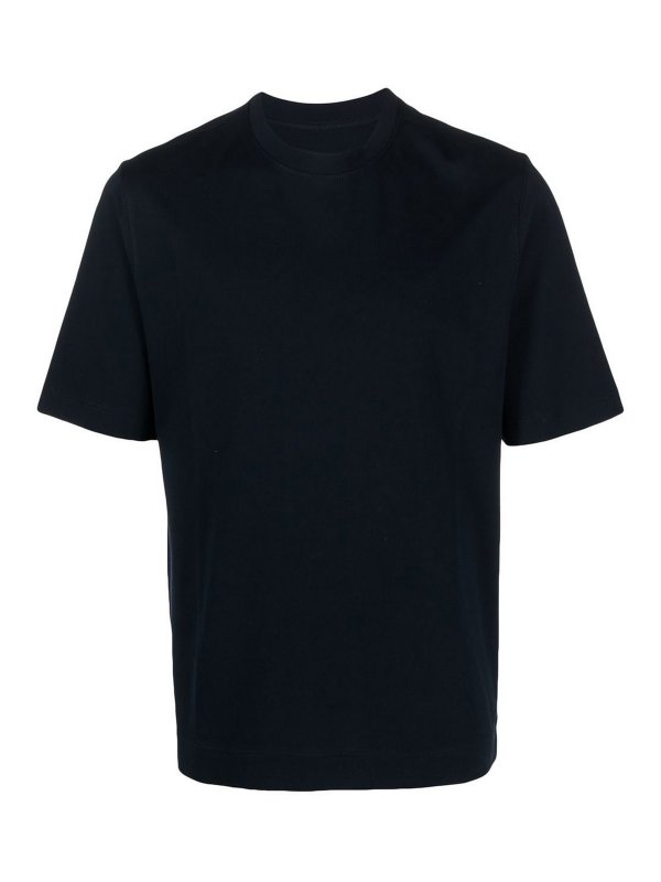 CIRCOLO 1901: t-shirts - Cotton blue Tee