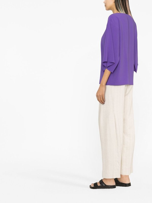 Splited sleeves blouse shop online: ALBERTO BIANI