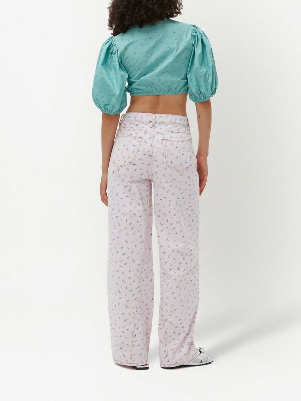 iKRIX GANNI: ブラウス - ブラウス - ライトブルー