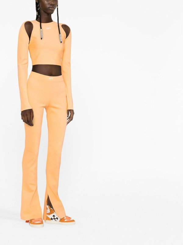 OFF-WHITE: Tops y camisetas sin mangas online - Top - Naranja
