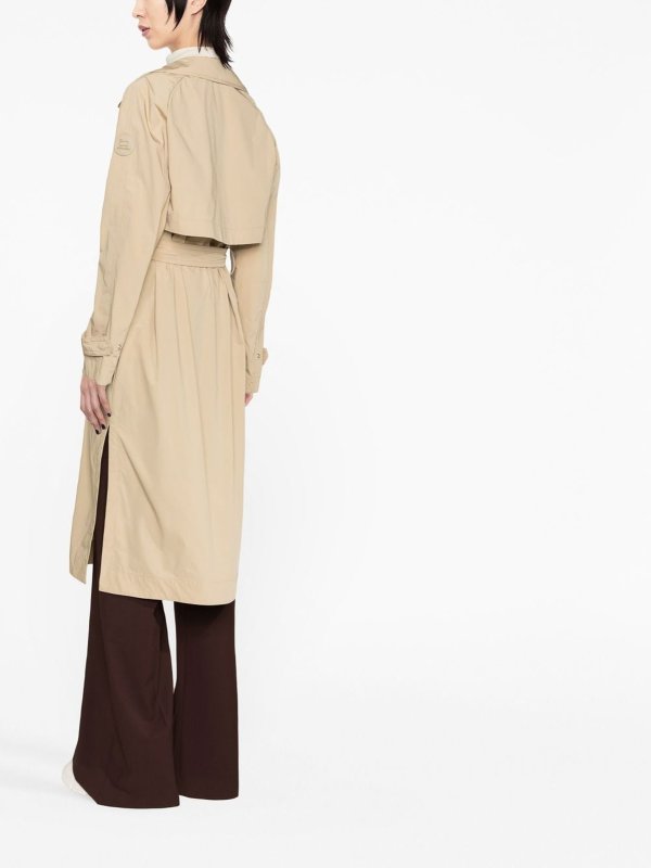 iKRIX WOOLRICH: trench coats - Logo-patch trench coat