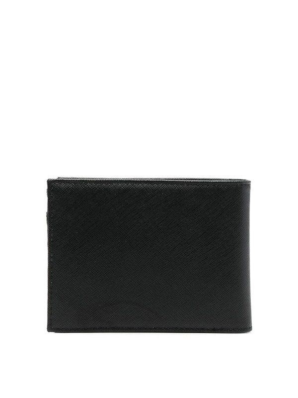 EMPORIO ARMANI: wallets & purses online - Logo plaque bifold wallet