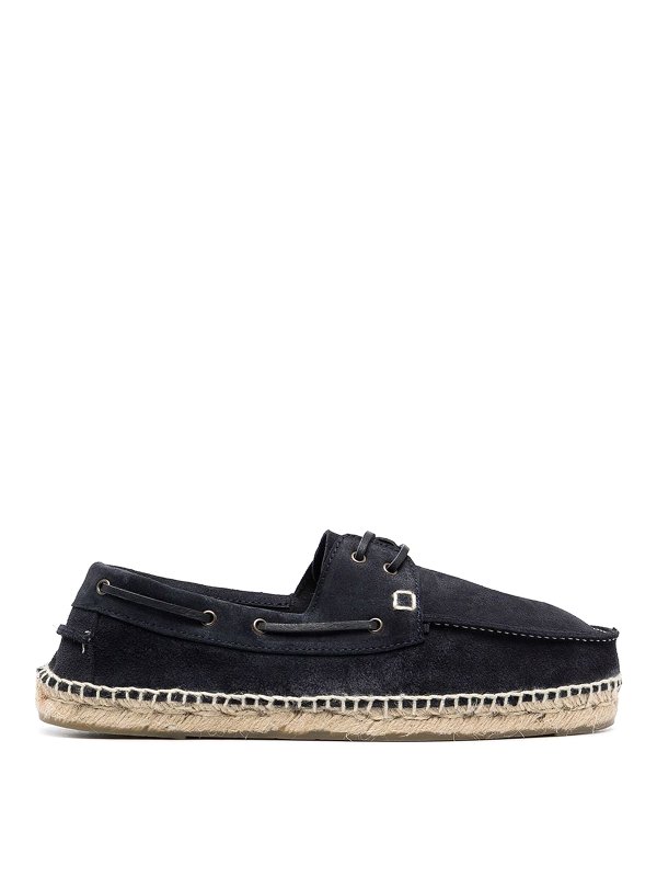 MANEBI: espadrilles - Lace up suede espadrilles