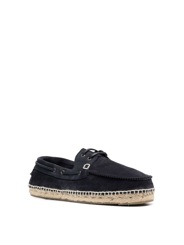 MANEBI: espadrilles online - Lace up suede espadrilles