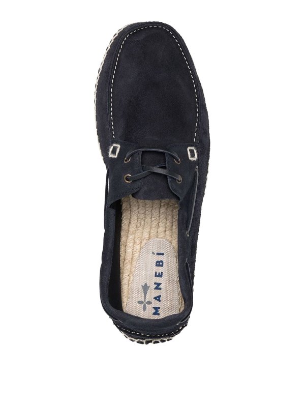 Lace up suede espadrilles shop online: MANEBI