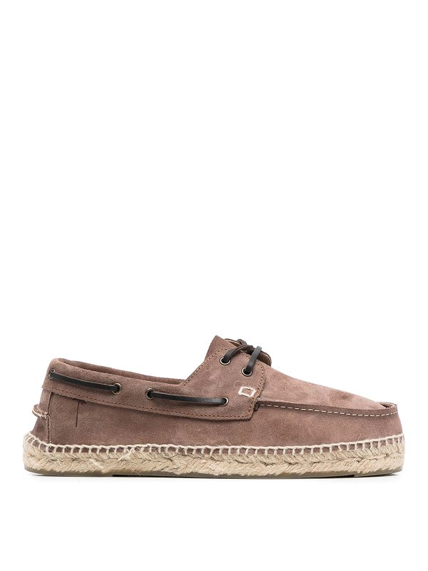 MANEBI: espadrillas - Espadrillas in camoscio allacciate