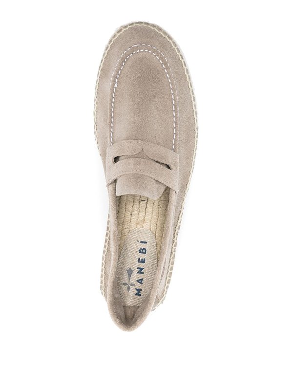 Espadrillas in pelle scamosciata shop online: MANEBI